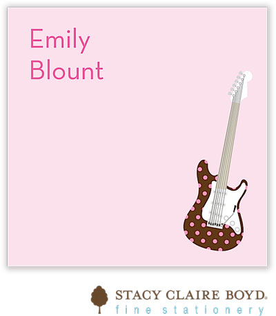 Gift Stickers by Stacy Claire Boyd - Lets Rock Pink Gift Stickers by Stacy Claire Boyd - Lets Rock Pink