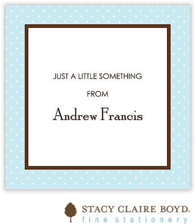 Gift Stickers by Stacy Claire Boyd - Eat Cake Blue Gift Stickers by Stacy Claire Boyd - Eat Cake Blue