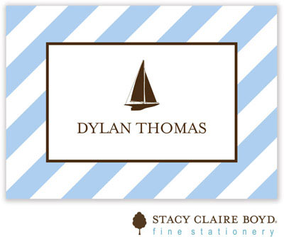 Gift Stickers by Stacy Claire Boyd - Necktie - Blue