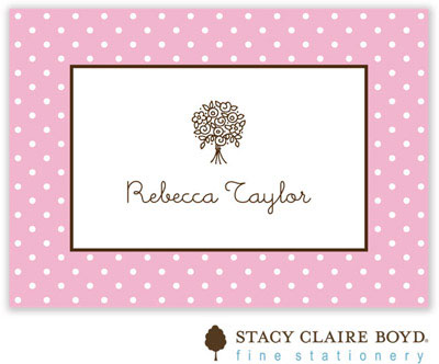 Gift Stickers by Stacy Claire Boyd - Swiss Dot #2 - Pink