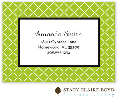 Gift Stickers by Stacy Claire Boyd - Trailing Trellis - Green