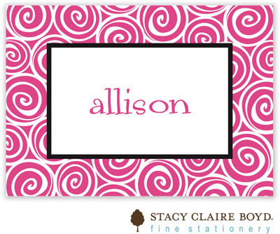 Gift Stickers by Stacy Claire Boyd - Whirlygig - Pink