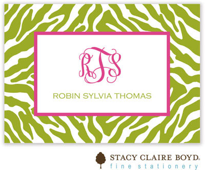 Gift Stickers by Stacy Claire Boyd - Wild Thang - Lime