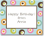 Stacy Claire Boyd Gift Stickers - Aqua Yo Yo