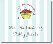 Stacy Claire Boyd Gift Stickers - Tiny Bowl of Cherries