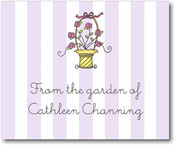 Stacy Claire Boyd Gift Stickers - French Flower Basket