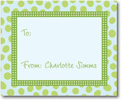Stacy Claire Boyd Gift Stickers - Sea Blue Spots