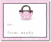 Stacy Claire Boyd Gift Stickers - Pink Posey Pocketbook