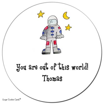Sugar Cookie Gift Stickers - Astro Sugar Cookie Gift Stickers - Astro