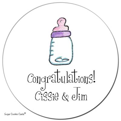 Sugar Cookie Gift Stickers - Bottle Sugar Cookie Gift Stickers - Bottle