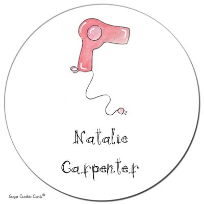 Sugar Cookie Gift Stickers - Bouffant Sugar Cookie Gift Stickers - Bouffant