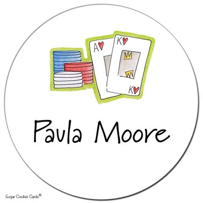 Sugar Cookie Gift Stickers - Carded Sugar Cookie Gift Stickers - Carded