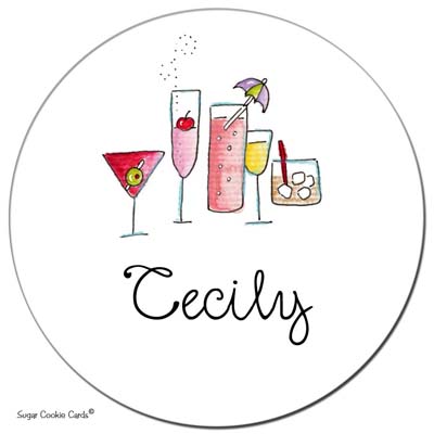 Sugar Cookie Gift Stickers - Cosmos Sugar Cookie Gift Stickers - Cosmos
