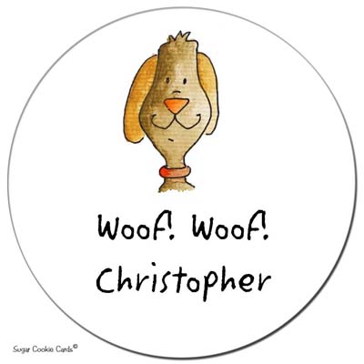 Sugar Cookie Gift Stickers - Dawg