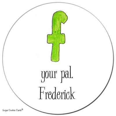 Sugar Cookie Gift Stickers - F Sugar Cookie Gift Stickers - F
