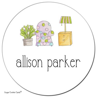 Sugar Cookie Gift Stickers - Furniture