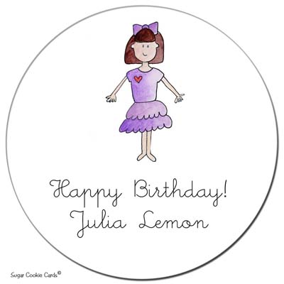 Sugar Cookie Gift Stickers - Izzy
