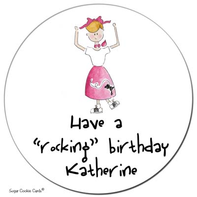Sugar Cookie Gift Stickers - Joanie Sugar Cookie Gift Stickers - Joanie