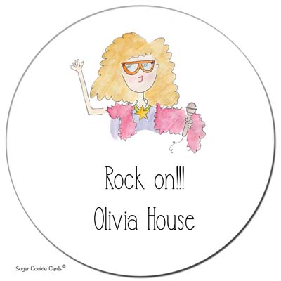 Sugar Cookie Gift Stickers - Karaoke