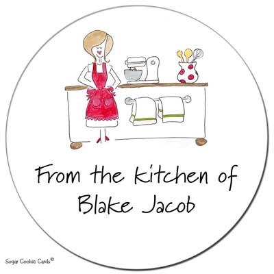 Sugar Cookie Gift Stickers - Kitchen