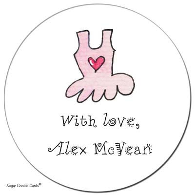 Sugar Cookie Gift Stickers - Leotard Sugar Cookie Gift Stickers - Leotard