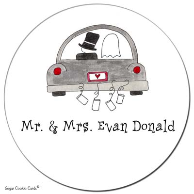Sugar Cookie Gift Stickers - Married Sugar Cookie Gift Stickers - Married