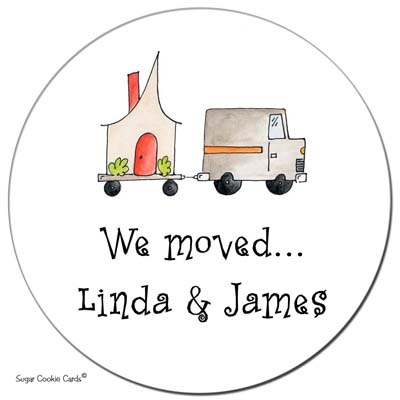 Sugar Cookie Gift Stickers - Movers Sugar Cookie Gift Stickers - Movers