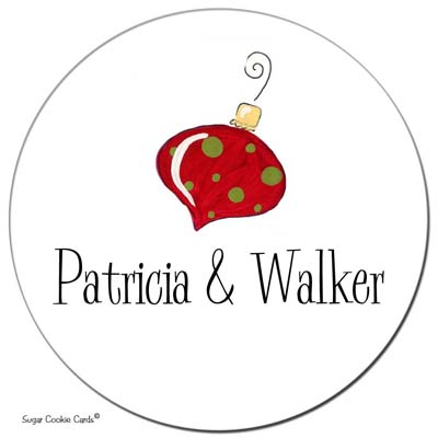 Sugar Cookie Gift Stickers - Ornament Sugar Cookie Gift Stickers - Ornament