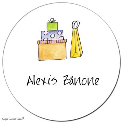 Sugar Cookie Gift Stickers - Packages