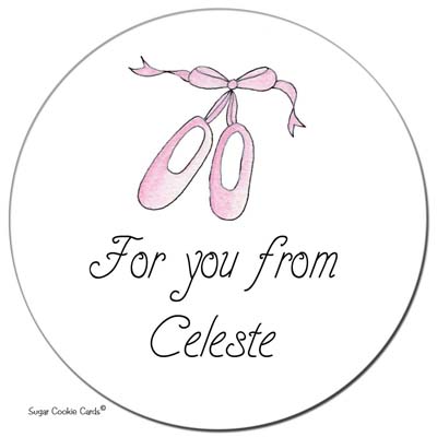 Sugar Cookie Gift Stickers - Pointed