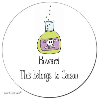 Sugar Cookie Gift Stickers - Poison