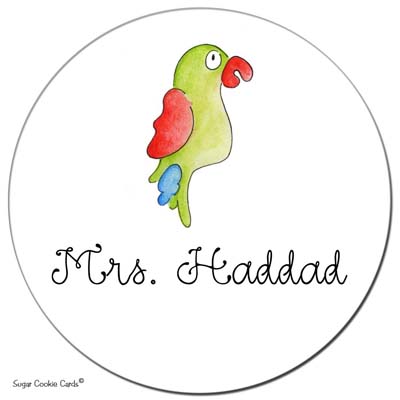 Sugar Cookie Gift Stickers - Polly Sugar Cookie Gift Stickers - Polly
