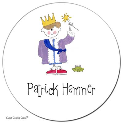 Sugar Cookie Gift Stickers - Prince Sugar Cookie Gift Stickers - Prince