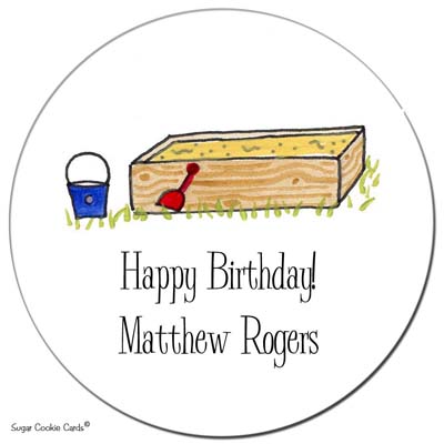 Sugar Cookie Gift Stickers - Sandbox Sugar Cookie Gift Stickers - Sandbox