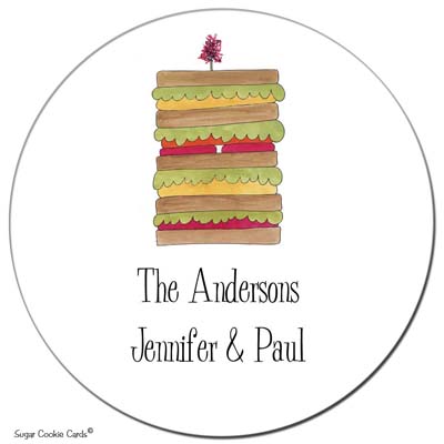 Sugar Cookie Gift Stickers - Sandwich