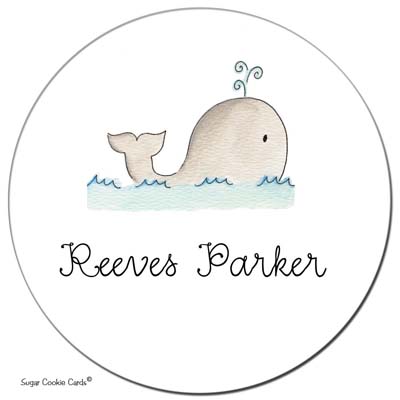 Sugar Cookie Gift Stickers - Shamu