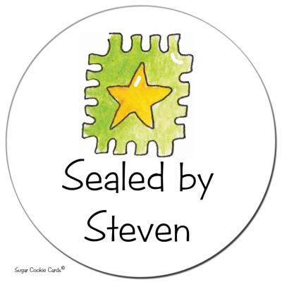 Sugar Cookie Gift Stickers - Stamped Sugar Cookie Gift Stickers - Stamped