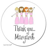 Sugar Cookie Gift Stickers - Bridesmaids