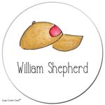 Sugar Cookie Gift Stickers - Cap