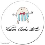 Sugar Cookie Gift Stickers - Humpty