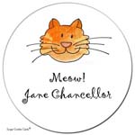 Sugar Cookie Gift Stickers - Kitty