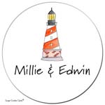 Sugar Cookie Gift Stickers - Lighthouse