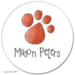 Sugar Cookie Gift Stickers - Paws