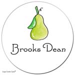 Sugar Cookie Gift Stickers - Pear