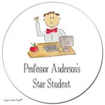 Sugar Cookie Gift Stickers - Professor