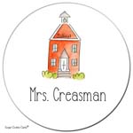 Sugar Cookie Gift Stickers - Schoolhouse