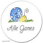 Sugar Cookie Gift Stickers - Snail