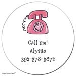 Sugar Cookie Gift Stickers - Telephone