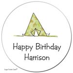 Sugar Cookie Gift Stickers - Tent