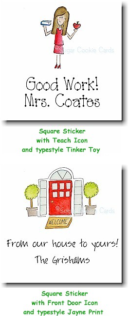 Sugar Cookie - Square Stickers